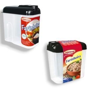 PORTA FARINHA 1LT (12PÇS)-INJETEMP