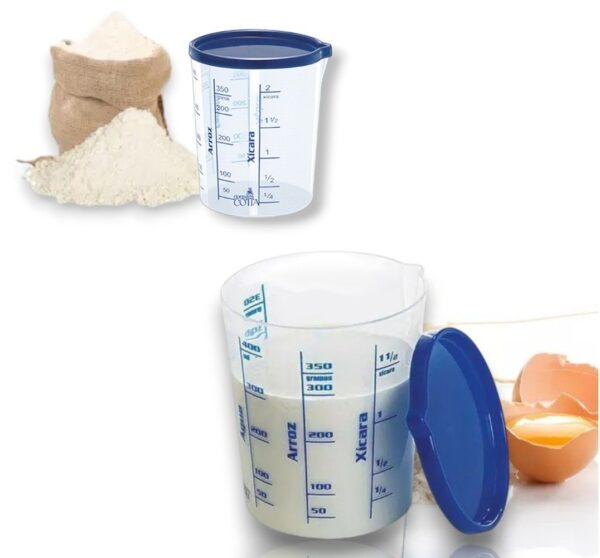 MEDIDOR C/TAMPA 400ML CRISTAL (24PÇS)-INJETEMP