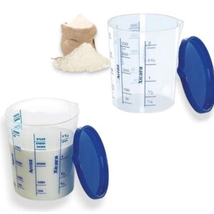 MEDIDOR C/TAMPA 400ML CRISTAL (24PÇS)-INJETEMP