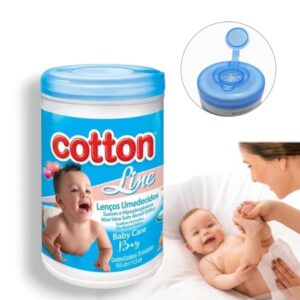 LENÇO BABY CARE BOY POTE70 AZUL (FD12)-COTTON LINE