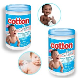 LENÇO BABY CARE BOY POTE70 AZUL (FD12)-COTTON LINE