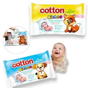 TOALHAS BABY CARE BICHOS (CX C/12)-COTTON LINE