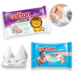TOALHAS BABY CARE BICHOS (CX C/12)-COTTON LINE
