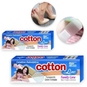 CURATIVO TRANSPARENTE 10UN (CX120)-COTTON LINE