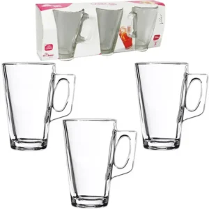 JG.CANECAS DE VIDRO VELAR 250ML C/3 (6JGS)-INGA