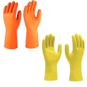 LUVA DE PLÁSTICO P/LIMPEZA (24PÇS)-CAERUS
