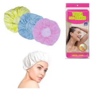 TOUCA DE BANHO C/3 (36PÇS)-PLASTLEO