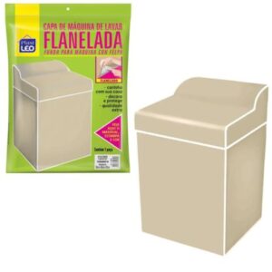 CAPA DE MAQ.FLANELADA LISA GG (6PÇS)-PLASTLEO