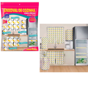 KIT ENXOVAL C/8PÇS POLIETILENO (6PÇS)-PLASTLEO