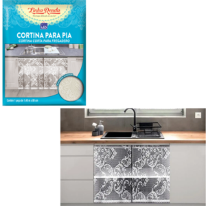 CORTINA P/PIA RENDA (6PÇS)-PLASTLEO