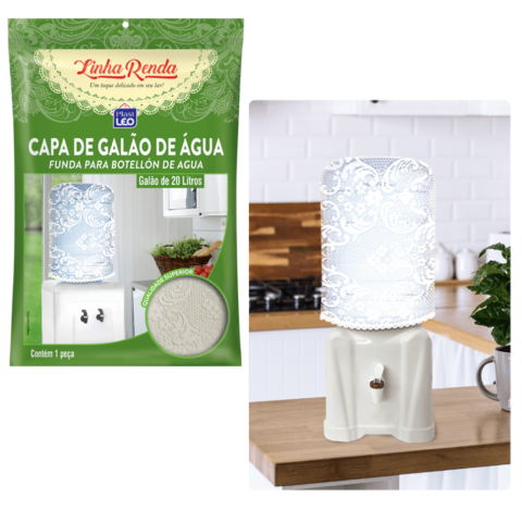 CAPA P/GALÃO RENDA (12PÇS)-PLASTLEO