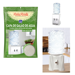 CAPA P/GALÃO RENDA (12PÇS)-PLASTLEO