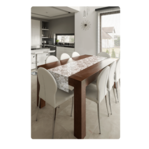 CAMINHO P/MESA RENDA (12PÇS)-PLASTLEO