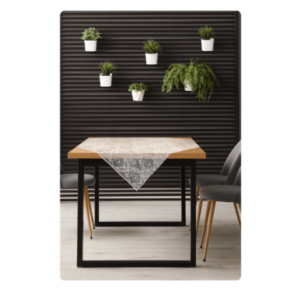 TOALHA DE CENTRO/FOGÃO RENDA (12PÇS)-PLASTLEO
