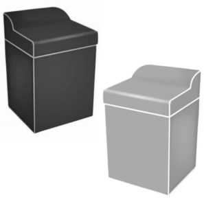 CAPA DE MAQ.FLANELADA LISA GG (6PÇS)-PLASTLEO