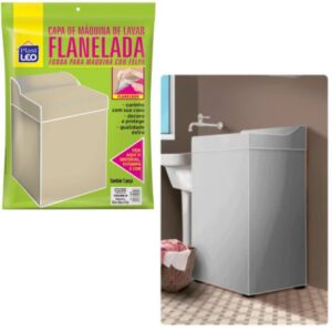 CAPA DE MAQ.FLANELADA LISA GG (6PÇS)-PLASTLEO