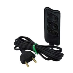 EXTENSÃO 3MTS MULTIUSO CB PL 2P PRETA (12PÇS)-COMPOLUX
