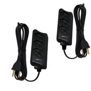 EXTENSÃO 1,5MTS MULTIUSO CB PL 2P PRETA (12PÇS)-COMPOLUX