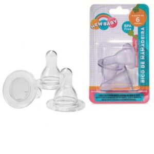 BICO PARA MAMADEIRA PVC C/3 (24PÇS)-NEW BABY