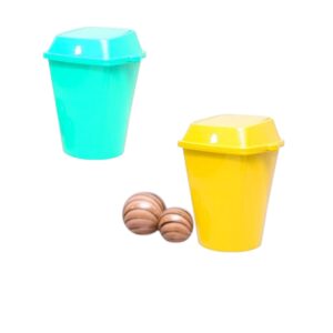 LIXEIRA 11LTS BASCULANTE COLOR (6PÇS)-HM PLAST
