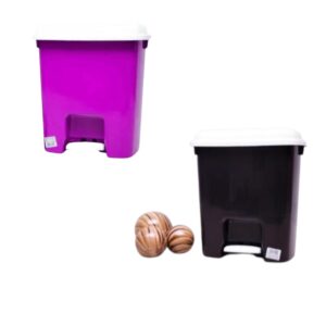 LIXEIRA PEDAL 14LTS COLORIDA (6PÇS)-HM PLAST