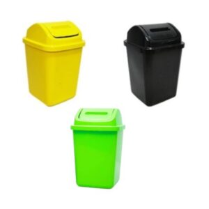 LIXEIRA 5,5LTS BASCULANTE (12PÇS)-HM PLAST