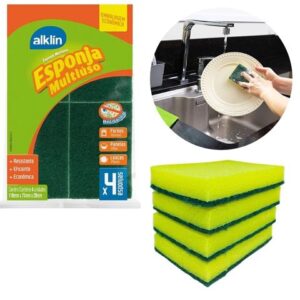 ESPONJA DUPLA FACE C/4 CX140-SCHWANKE
