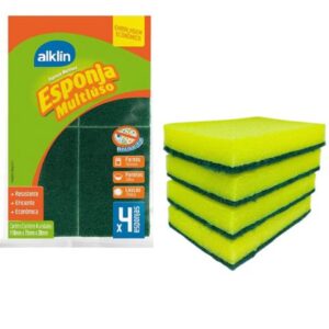 ESPONJA DUPLA FACE C/4 CX140-SCHWANKE