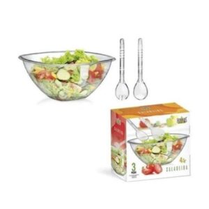 CJ. SALADEIRA CRISTAL 3PÇS (6CJS)-DELTA ÚTIL