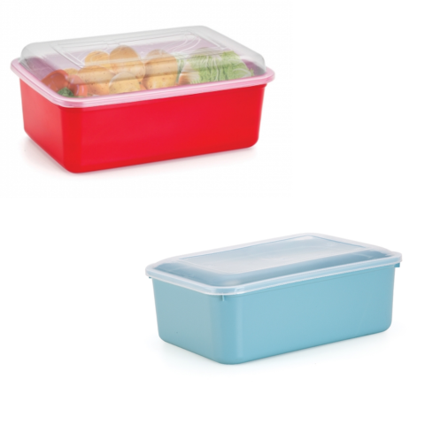CAIXA VERSÁTIL RETANGULAR 7,5LTS COLORIDA (12PÇS)-PLÁSTICOS RAINHA