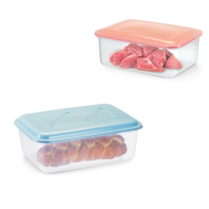 CAIXA VERSÁTIL RETANGULAR 7,5LTS TRANSPARENTE (12PÇS)-PLÁSTICOS RAINHA
