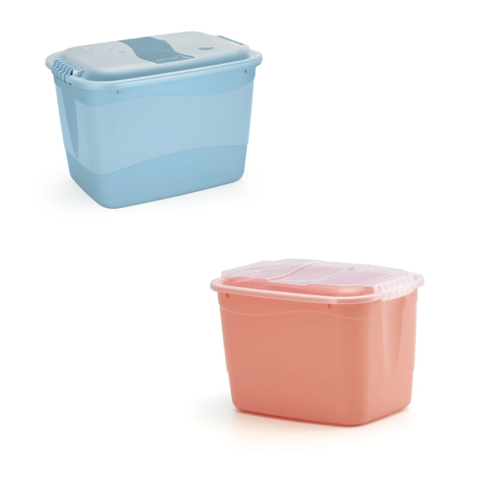 CONTAINER ORGANIZADOR 6LTS ALTO COLOR (12PÇS)-PLÁSTICOS RAINHA