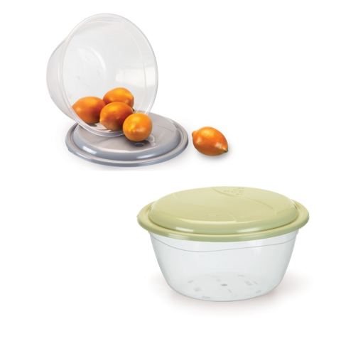 CONTAINER VERSÁTIL REDONDO 3LTS (24PÇS)-PLÁSTICOS RAINHA