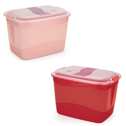 CONTAINER ORGANIZADOR 20LTS ALTO COLOR (6PÇS)-PLÁSTICOS RAINHA