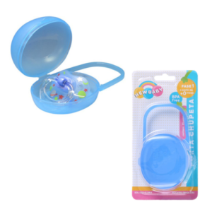 PORTA CHUPETA AZUL (12PÇS)-NEW BABY