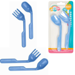 CONJUNTO DE TALHERES AZUL (24PÇS)-NEW BABY