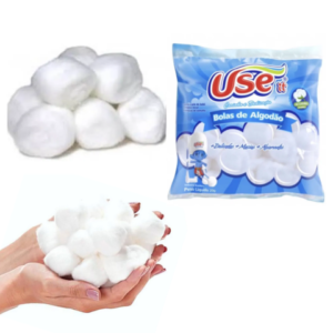 ALGODÃO BOLAS 20G BRANCO C/120UN (FD120UN)-USE IT