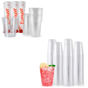COPO 200ML TRANSPARENTE 25X100-ECONOPOT