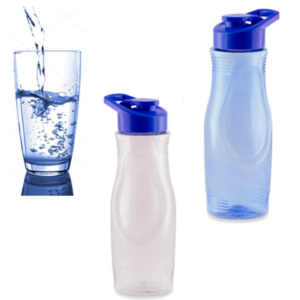 GARRAFA SQUEEZE PET ESPORTIVA FITNESS 1000ML (12PÇS)-PLASDURAN