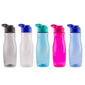 GARRAFA SQUEEZE PET ESPORTIVA FITNESS 1000ML (12PÇS)-PLASDURAN