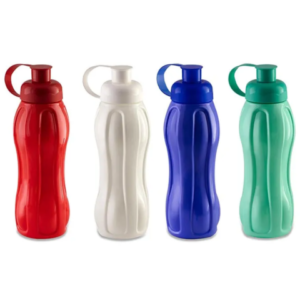GARRAFA SQUEEZE PET BELIEVE FECHADA LISA 600ML (12PÇS)-PLASDURAN