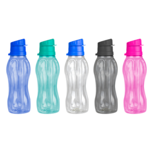 GARRAFA SQUEEZE PET CONSTELAÇÃO TRANSLÚCIDA 1100ML (12PÇS)-PLASDURAN