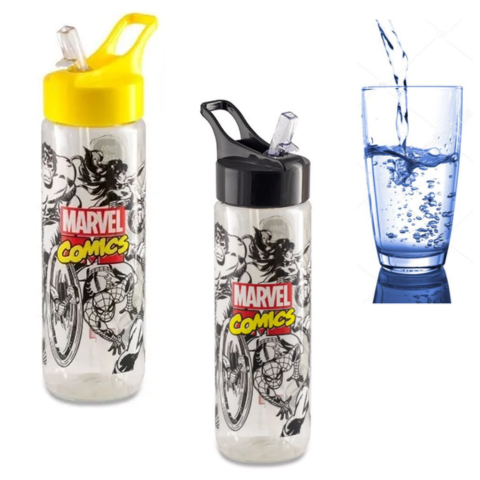 GARRAFA SQUEEZE PET MARVEL FLIP TOP 700ML (12PÇS)-PLASDURAN