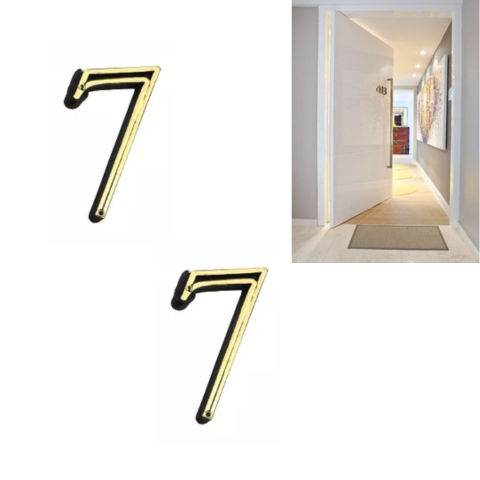 NÚMERO 7 P/APARTAMENTO (36PÇS)-CABEKLA