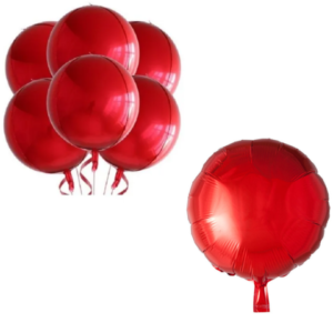 BALÃO BOLA VERMELHA (12PÇS)-CABEKLA