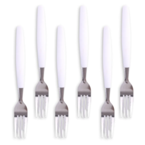 JG DE GARFOS C/6PÇS BRANCO CLASSIC (12PCT)-LET ÚTIL