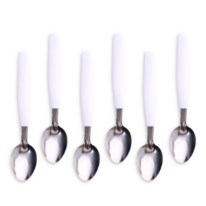 JG DE COLHERES C/6PÇS BRANCO CLASSIC (12PCT)-LET ÚTIL