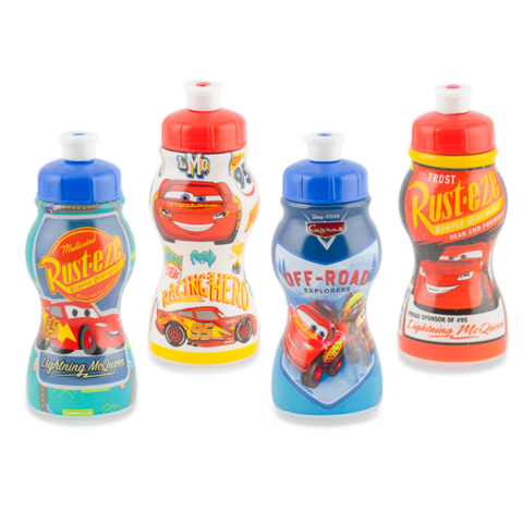 GARRAFA SQUEEZE SLEEVE CARROS 250ML (24PÇS)-PLASDURAN