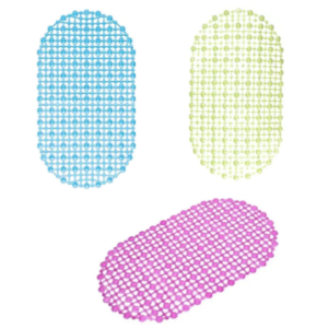 TAPETE PVC OVAL TRANSPARENTE (12PÇS)-LET ÚTIL