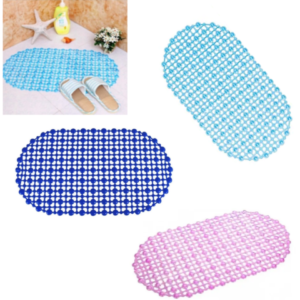 TAPETE PVC OVAL TRANSPARENTE (12PÇS)-LET ÚTIL